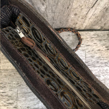 Load image into Gallery viewer, Small Leather Patchwork Tote with Buffalo Hide