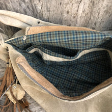 Load image into Gallery viewer, Italian Suede Leather Hobo Bag