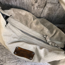 Load image into Gallery viewer, Italian Suede Leather Hobo Bag