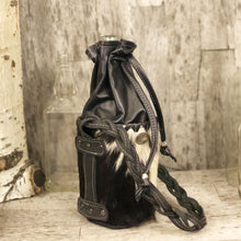 Load image into Gallery viewer, Spirit bag with Cow hide leather and drawstring top