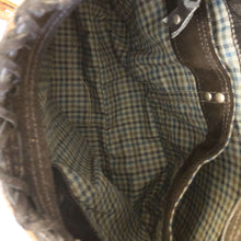 Load image into Gallery viewer, One-of-a-kind Black Suede Western Bohemian Hobo bag