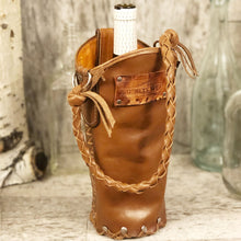 Load image into Gallery viewer, Vintage cowboy boot Spirit bag featuring concho and rivet trim
