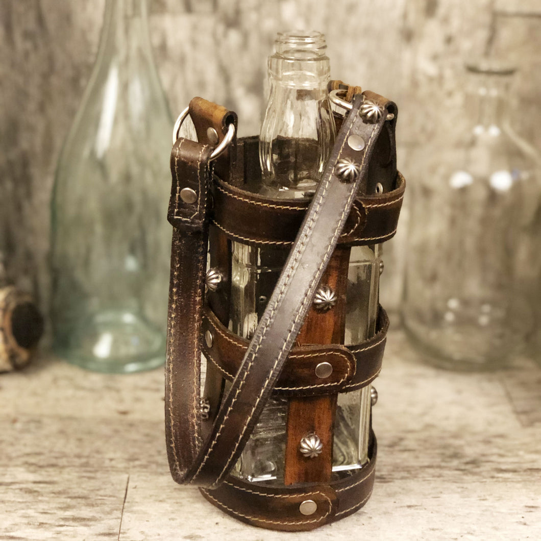 Leather cage Spirit bag